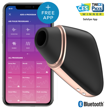 Triangolo d'Amore Nero Satisfyer Connect: Vibrazioni e App Premium